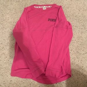 Long Sleeve Pink Shirt